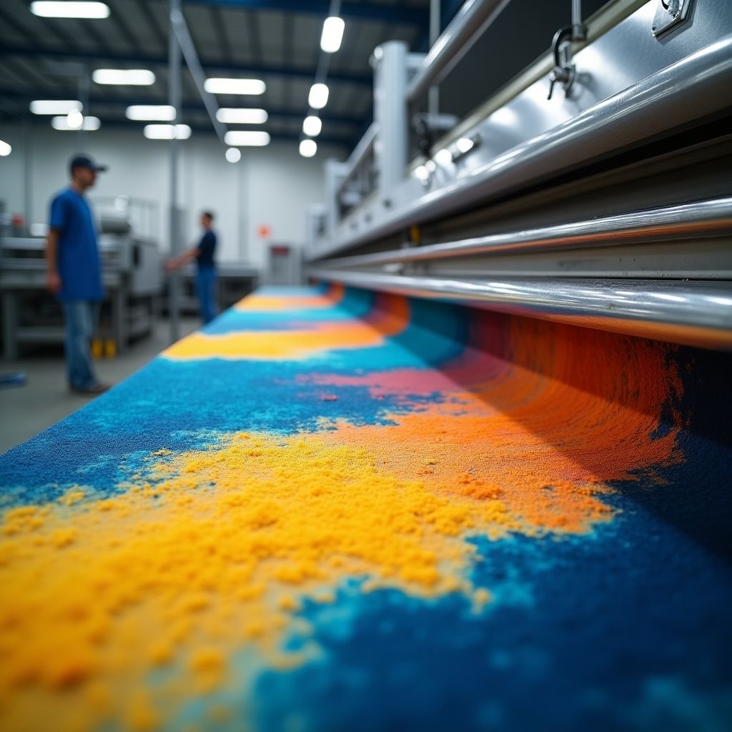 Automated dyeing line